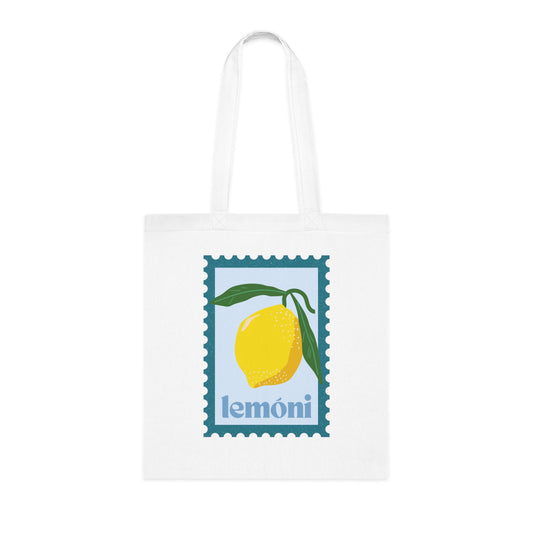 Lemon Graphic Tote Bag